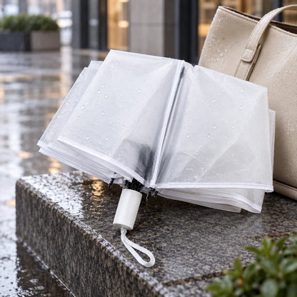 Parapluie transparent pliable